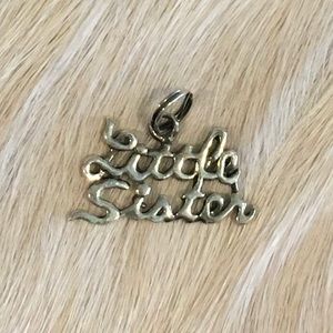 Sterling Little Sister Charm